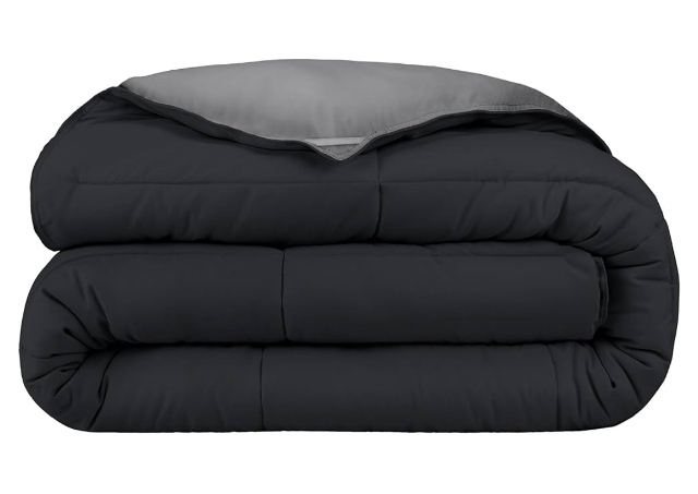 Comforter-Black/Grey Reversible